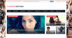 Desktop Screenshot of fashiondepths.com